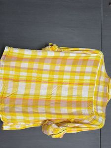 Yellow Plaid Shirt