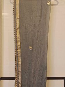 Elegant Grey Dupatta