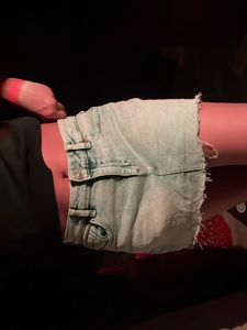 Light Blue Denim Skirt