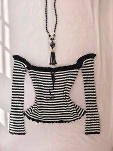 soft-gothic off shoulder top