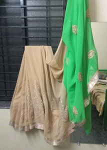 A Daily Wear Saree X Stiched blouse