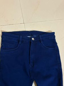 Dark Wash High-Waisted Skinny Jeans