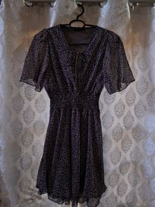 Floral Print Mini Dress