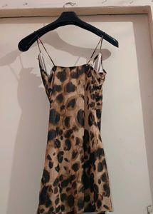 Leopard Print Mini Dress