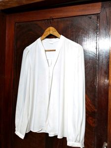 Off White Full Sleeve Tops For Women