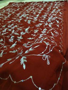 Aari Tari Zari Work Beautiful 😍 Saree