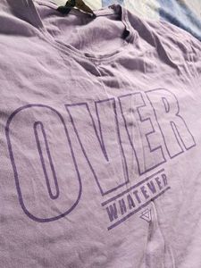 Purple Graphic T-Shirt