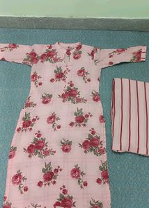 Beautiful Pure Cotton Kurti Set