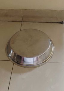 Stainless Steel Thaal Size - 12.5&#34; x 2.5&#34;