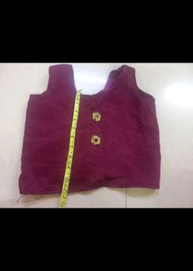 Vintage Maroon Vest