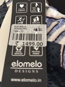 new Striped Shirt kurti  with Lace Detail