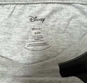 Long Sleeves, Grey oversized top w MickeyFace