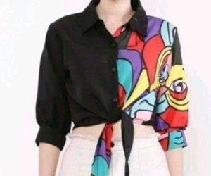 Unique Art Print Shirt