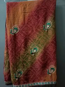 Brown Heavy Pretty Saree