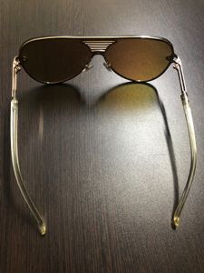 Aldo Blue Lens Aviator Sunglasses