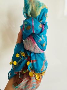 Colorful Beads Detail Dupatta