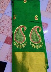 Beautiful Morpeach Saree....💖🤩