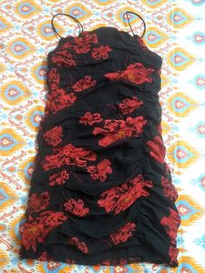 Floral Print Mini Dress