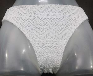 White Crochet Bikini Bottom 🖤