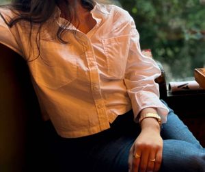 Pure Cotton White Shirt