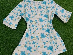 M Size Cotton Short Kurti Unused