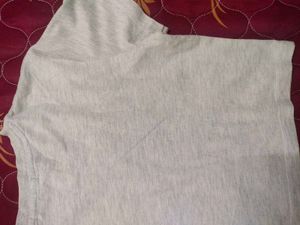 Cotton On Grey Crop Top - XS