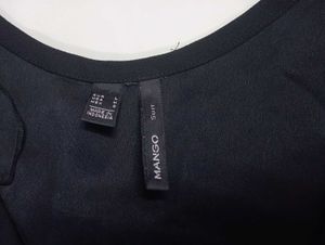 Mango Suit Black Sleeveless Top