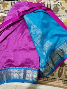 Magenta &amp; Blue Saree