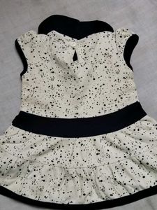Cute Rabbit Print Baby Dress