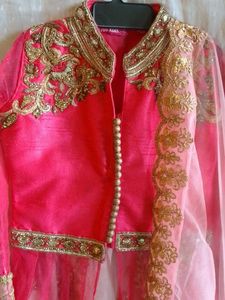 Pink &amp; Gold Indian Dress