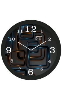 Wall Clock Black Colour Analog Watch