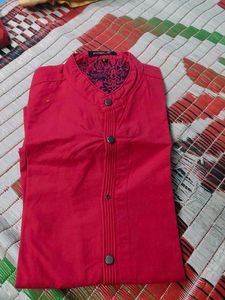 Red Casual Shirt