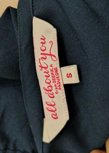 All About You Navy Blouse