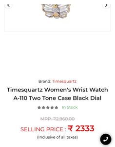 TIMESQUARTZ Wrist Watch 💗✨