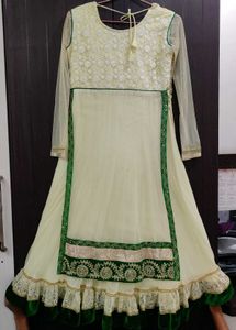 Elegant Embroidered Anarkali Kurta Set