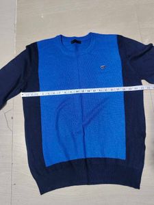prada Stylish Blue &amp; Black Sweater