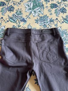 Grey Straight Pants