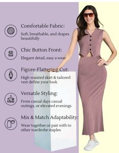 Mauve Two-Piece Dress