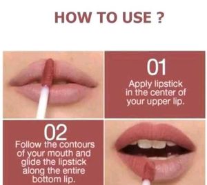 Waterproof Liquid Matte Mini Lipstick Pack Of 8