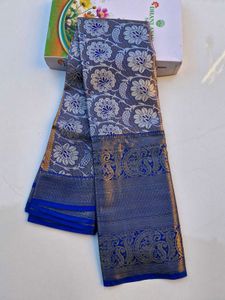 Teal Green Woven Kanjivaram Silk Saree