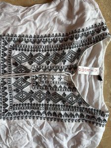 Boho Embroidered Top