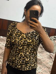 Animal Print Top