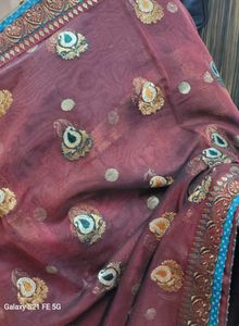 Party Wear Net Saree