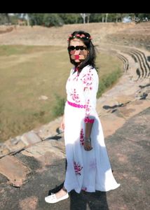 Pink Floral Gown
