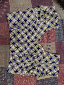 Light Blue Heavy Border Saree