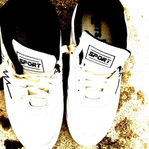 Sporty White Sneakers
