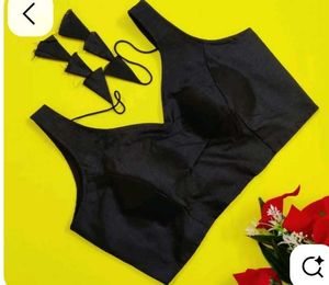 Elegant Black Saree Blouse