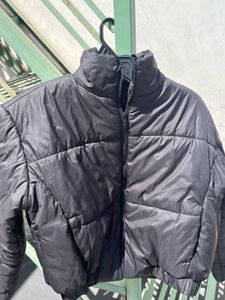 Womens crop black jacket