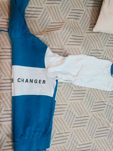Blue &amp; White &#39;Game Changer&#39; Hoodie