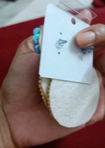 Beaded Handmade Earrings💙